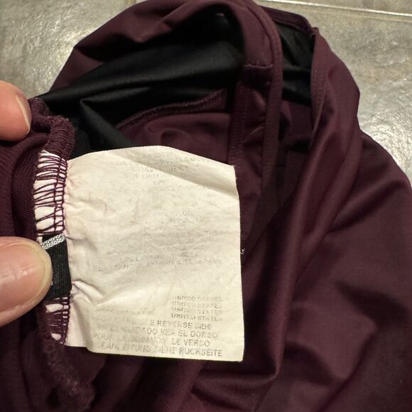 Miraclesuit Jena One Shoulder One Piece Swimsuit Tummy Control Burgundy Women 12 - Picture 6 of 8